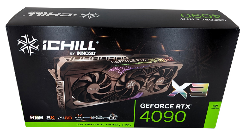 Die GeForce RTX 4090 iCHILL X3 von Hersteller INNO3D konnte im Test überzeugen.