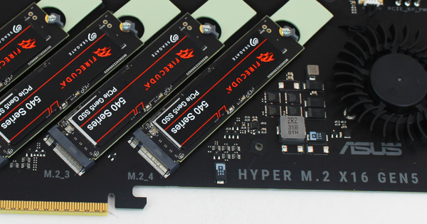 ASUS Hyper M.2 x16 Gen5 Card im Test