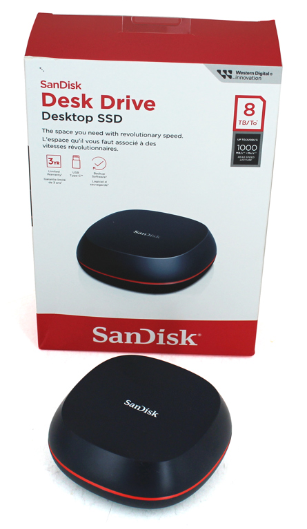 SanDisk Desk Drive SSD 8 TB im Test.