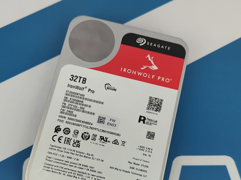 Seagate IronWolf Pro 32 TB NAS HDD im Test.