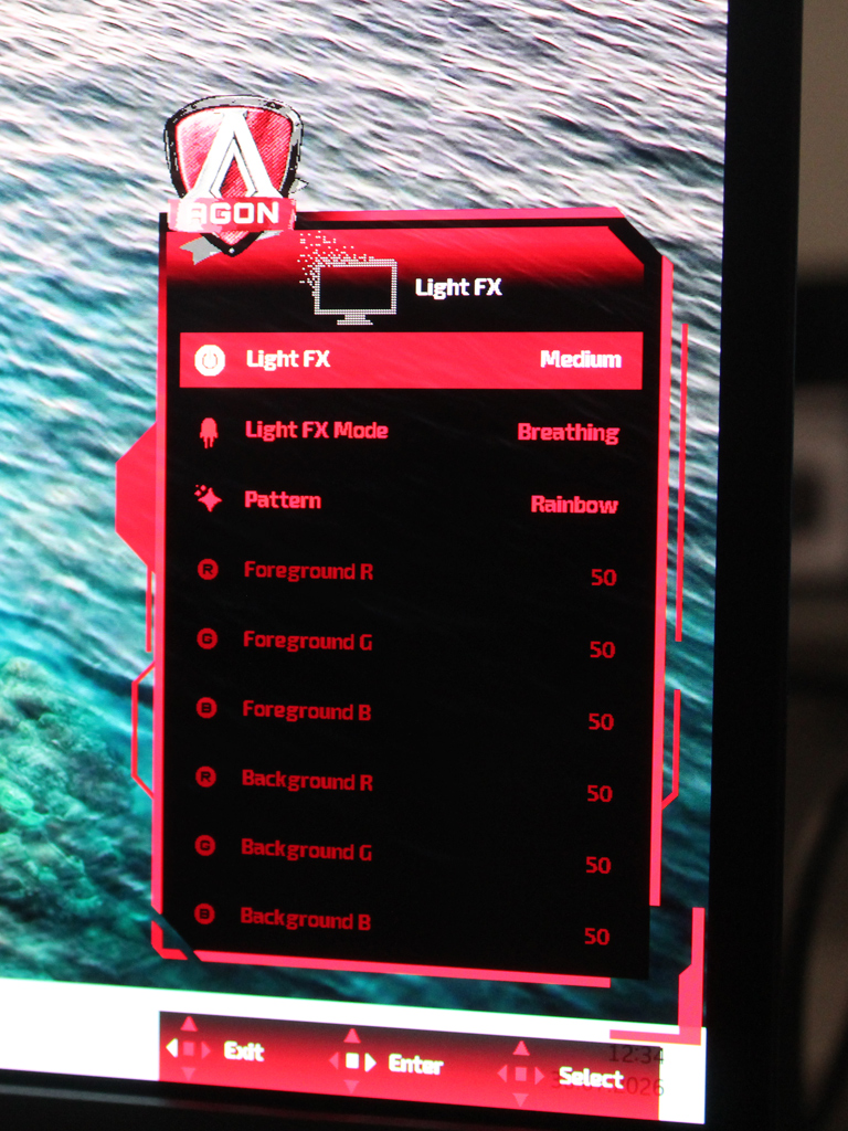 OSD ‒ Light FX.