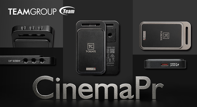 TEAMGROUP bringt die tragbare externe SSD T-CREATE CinemaPr P31.